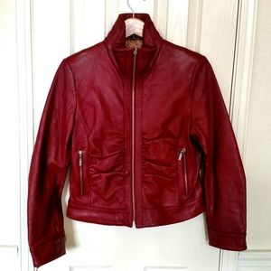 Adler Collection Lambskin Leather Jacket